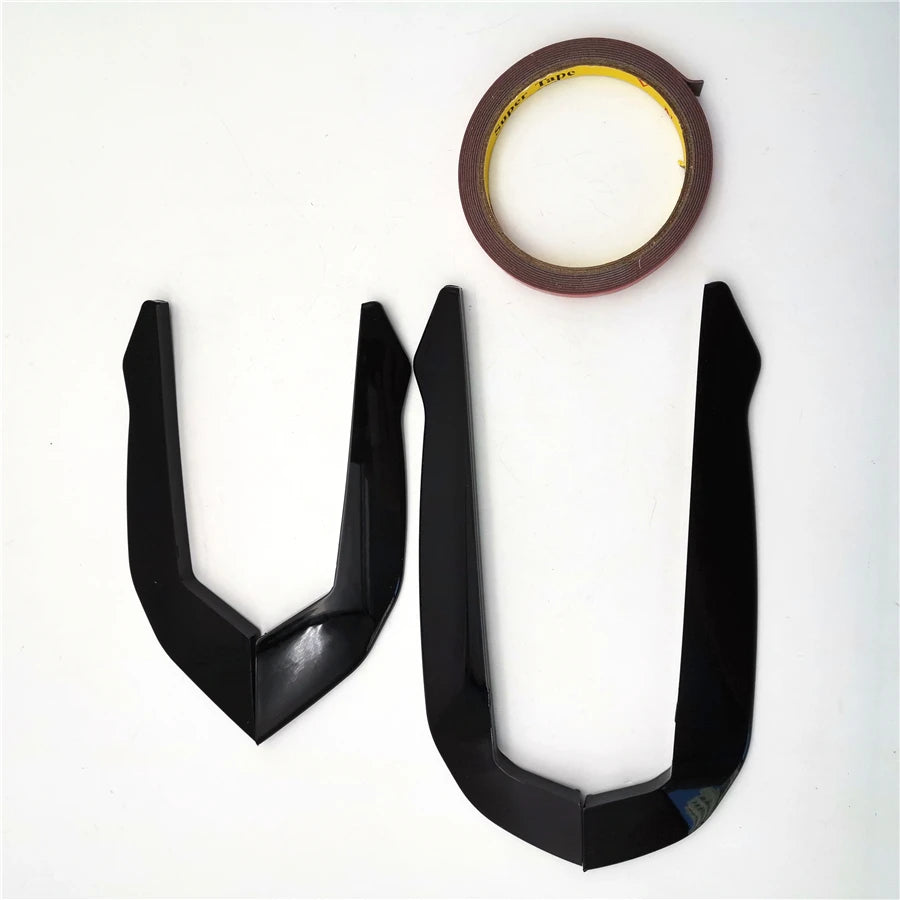 Car Bumper Lip Fin Splitter Spoiler Canard For Ford focus St/st-line MK4 18-21