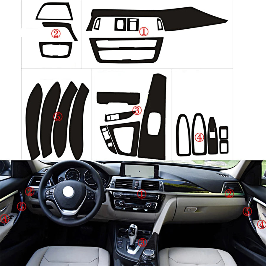 LED Interior Light Kit for BMW F31 F30 - Canbus Error-Free Interior Bulbs
