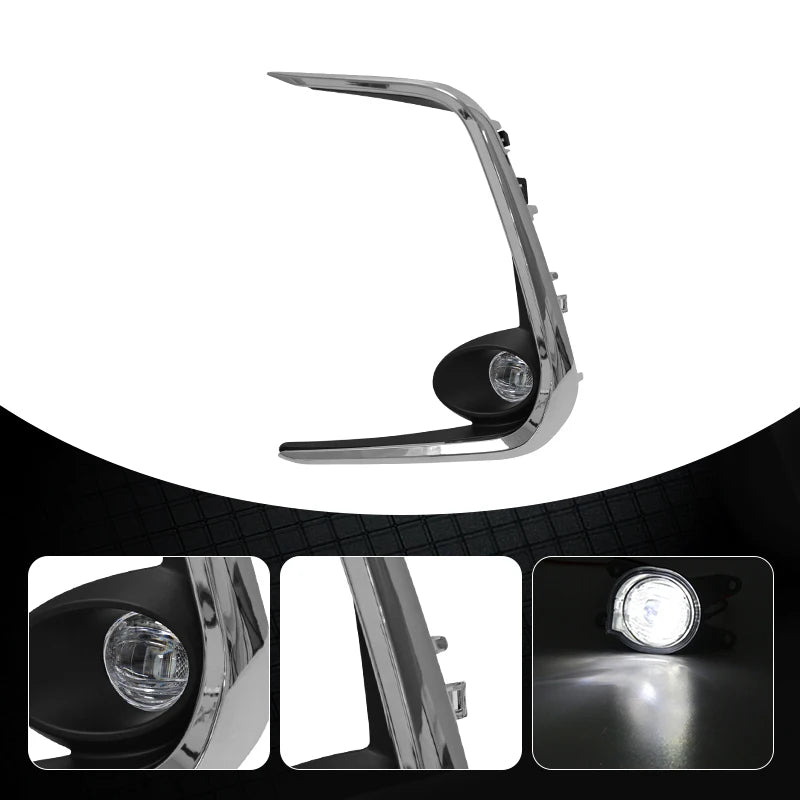 LED Daytime Running Lights Fog Lamp DRL for Toyota Corolla Sedan 2019 2020 2021 Wires Swit | AUTOKITSHOP
