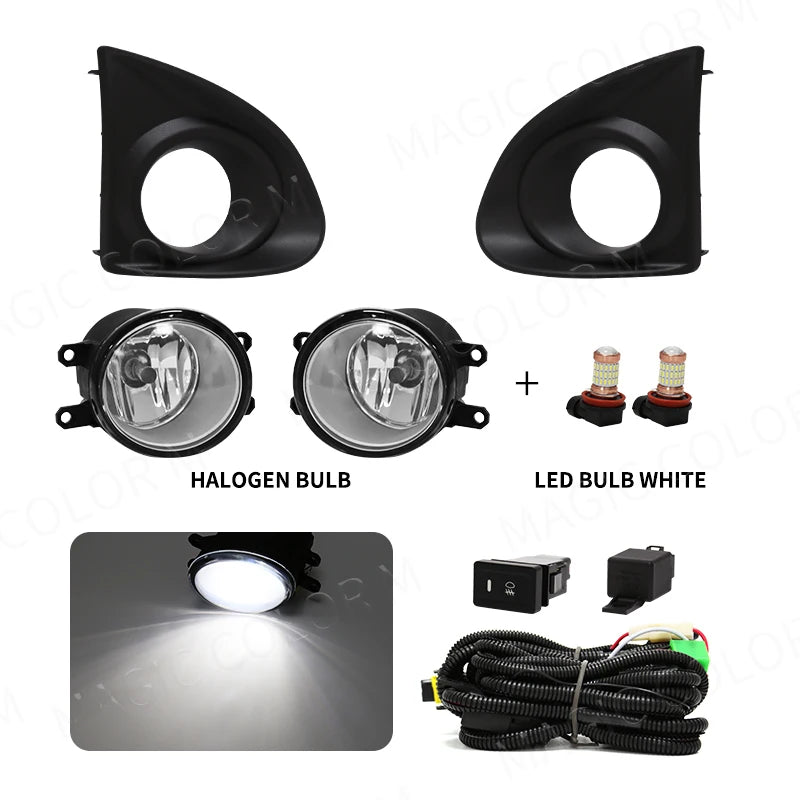 For Toyota AXIO 2013 2014 2015 Driving Light Fog Lamp Car Front Bumper DRL Wires Switch Ha | AUTOKITSHOP