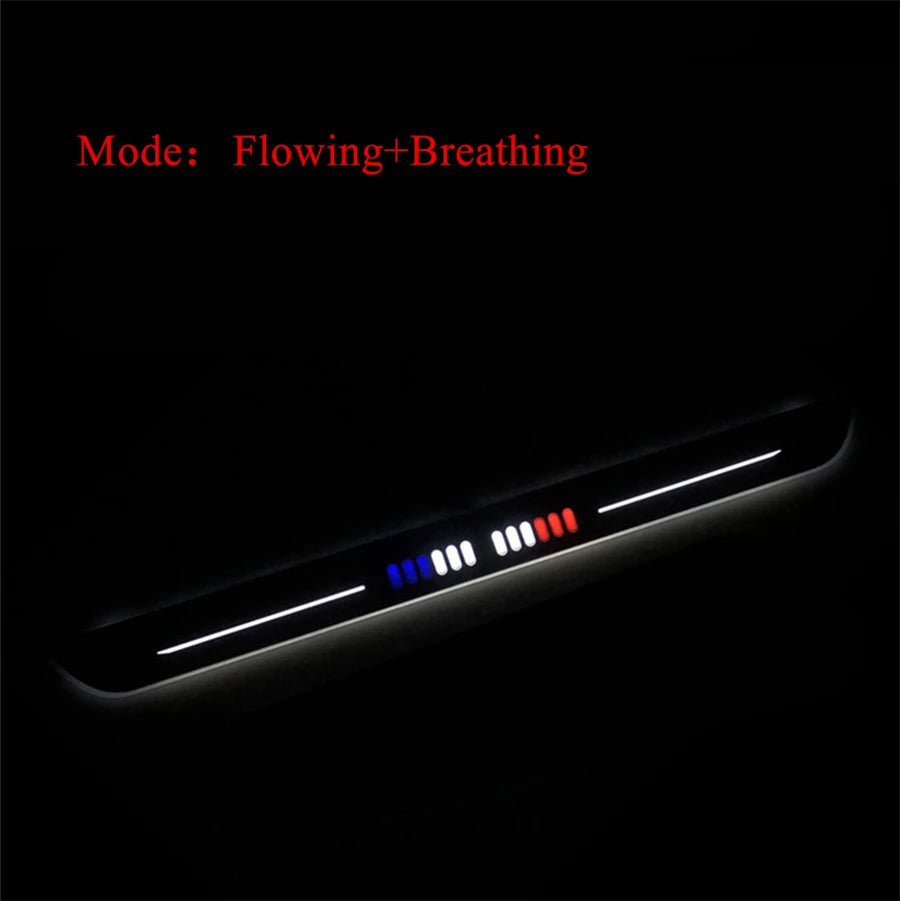 550*45mm Car LED Flowing Welcome Light - Front Sill Pedal Pathway Scuff Lamp
