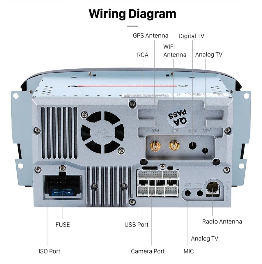4+64GB Stereo Radio For Mercedes Benz R230 SL350 SL500 SL55 SL600 SL65 with Carplay