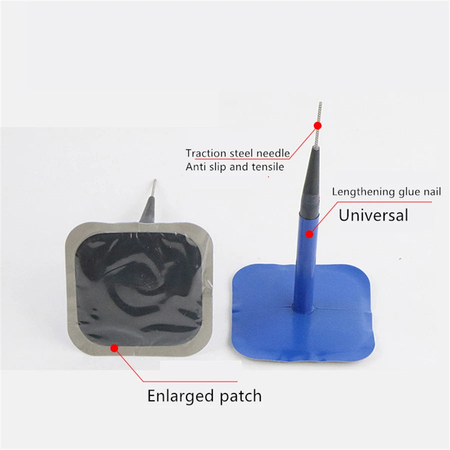 5pcs/box Car Truck Mushroom Patch 12mm Natural Rubber Tire Puncture Repair Wired Plug