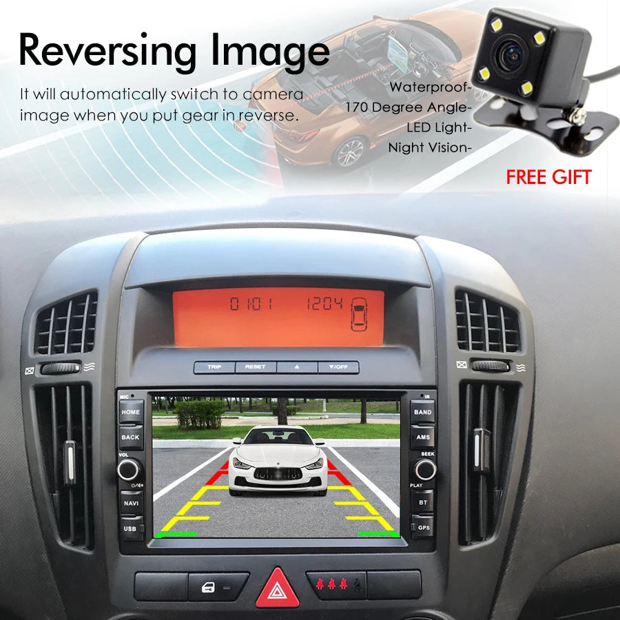 Android 14 Car Radio Multimedia Video Player For Kia Ceed 2007 2008 2009 Venga GPS Navigat