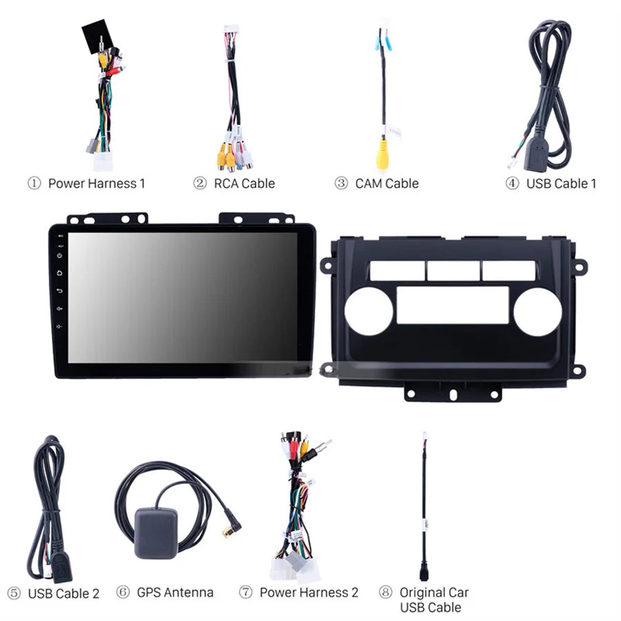 Android 10 Car Radio GPS MP5 9" Touchscreen For Nissan Frontier Xterra 2009-2012
