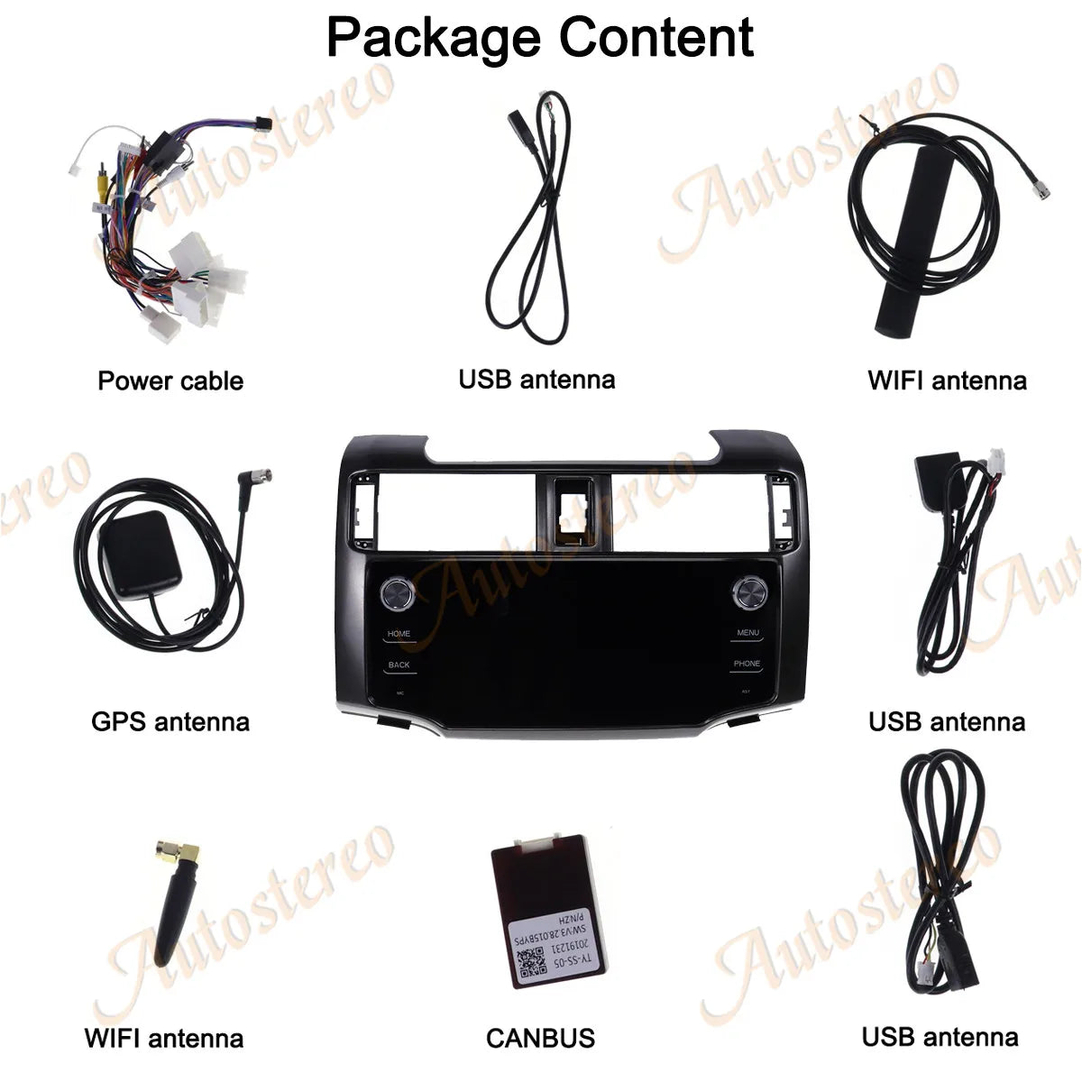 Carplay Android 14 For Toyota 4runner 2009-2022 Car DVD Player GPS Navigation Multimedia P