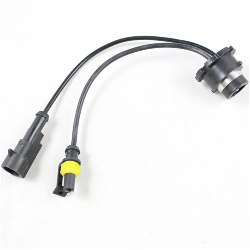 Rockeybright 2pcs Wire HID Ballast Kit Xenon D2S D2R D2C to AMP Harness Adapter Light Xeno