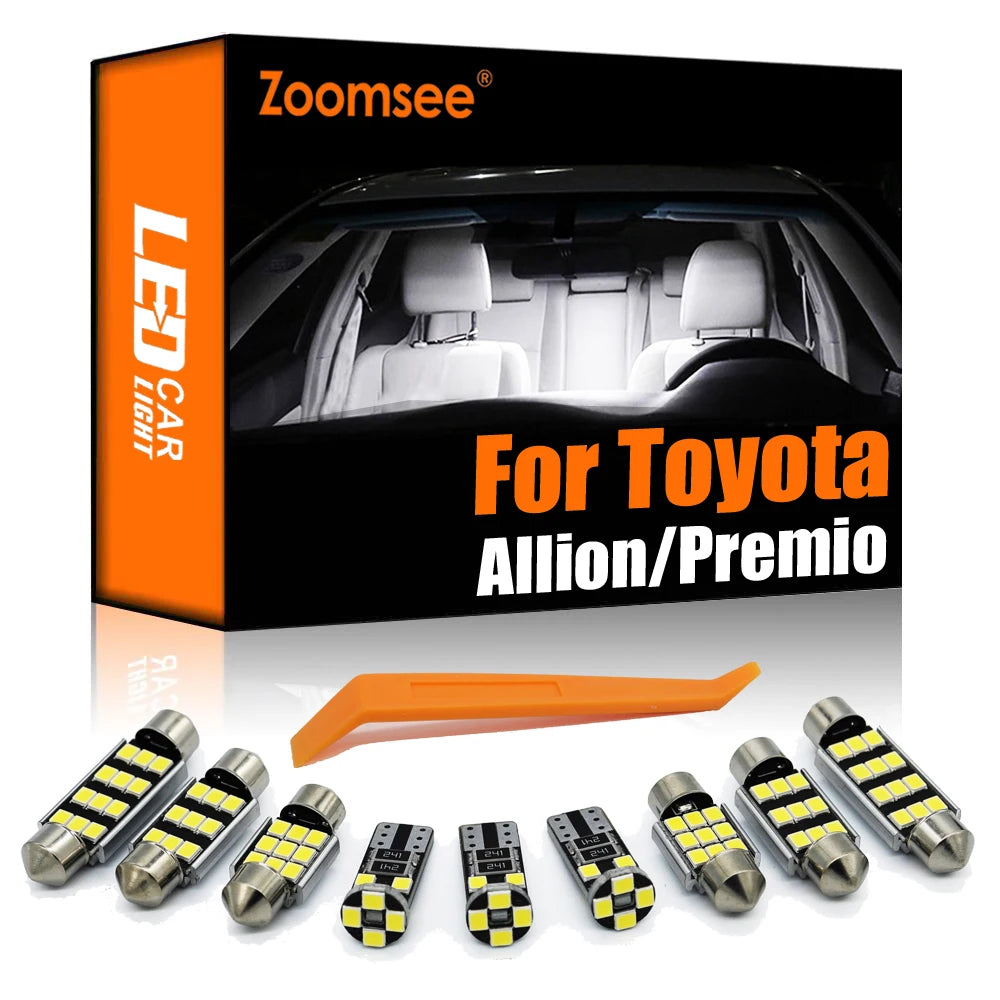 LED Interior Light Kit for Toyota Allion Premio T24 T26 240 260 T240 T260 - Canbus Error-Free Bulbs | AUTOKITSHOP