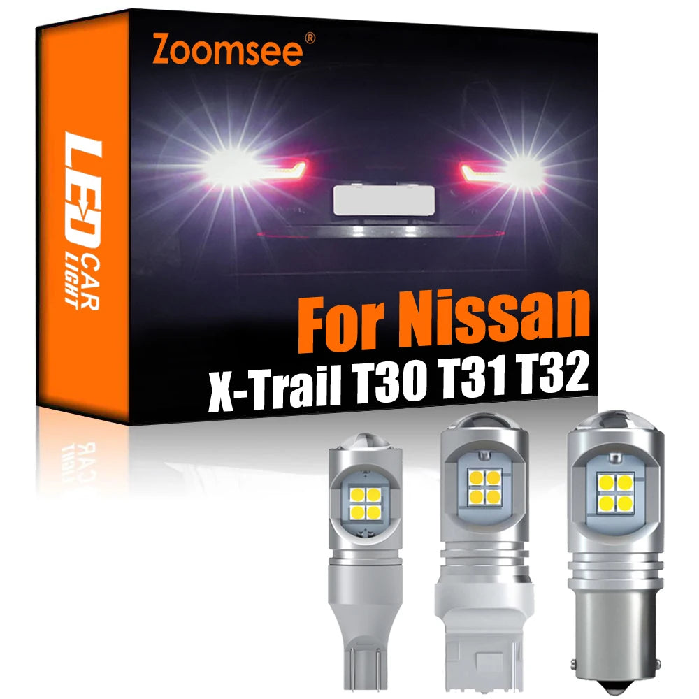 2-Piece LED Interior Light Kit for Nissan X-Trail X Trail T30 T31 T32 2001-2020 - Canbus Dome Map Door Trunk Bulbs | ...