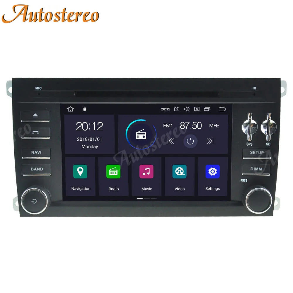 Android 13 256GB Carplay Car GPS Navigation For Porsche Cayenne 2003-2010 Car DVD Player H