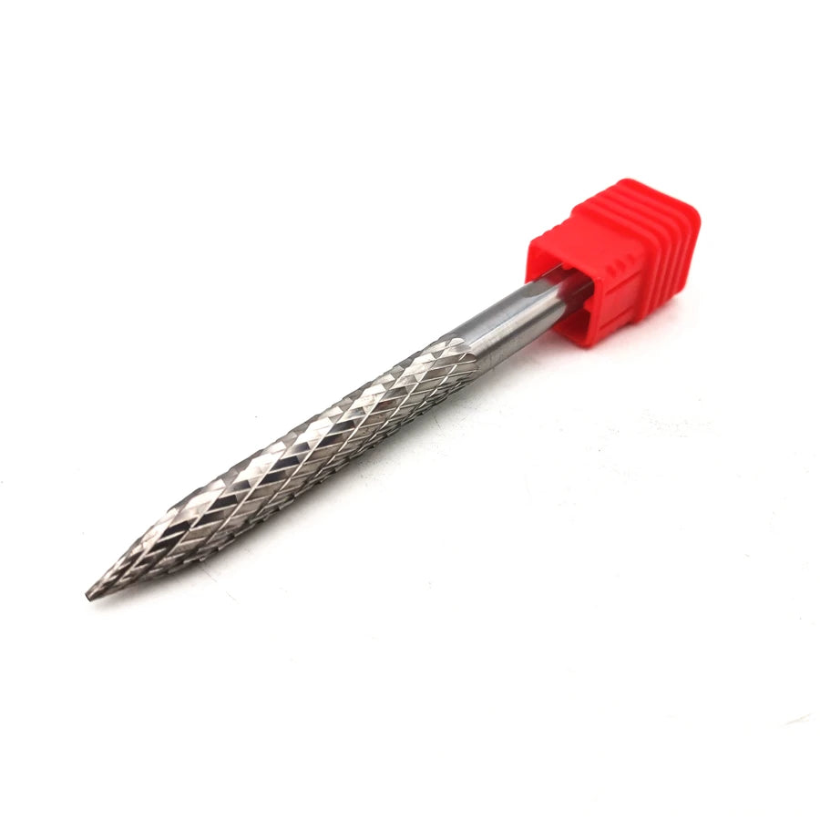8mm Carbon Steel Air Drill Bit Car Tubeless Tire Puncture Edge File Repair Tool
