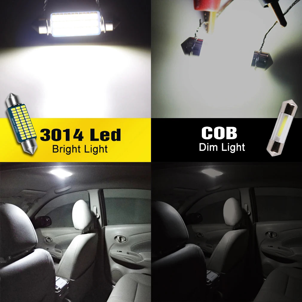 Canbus T10 W5W Led bulb C5W C10W 31MM 36MM 39MM 41MM Festoon Led BA9S T4W Led Car Light In