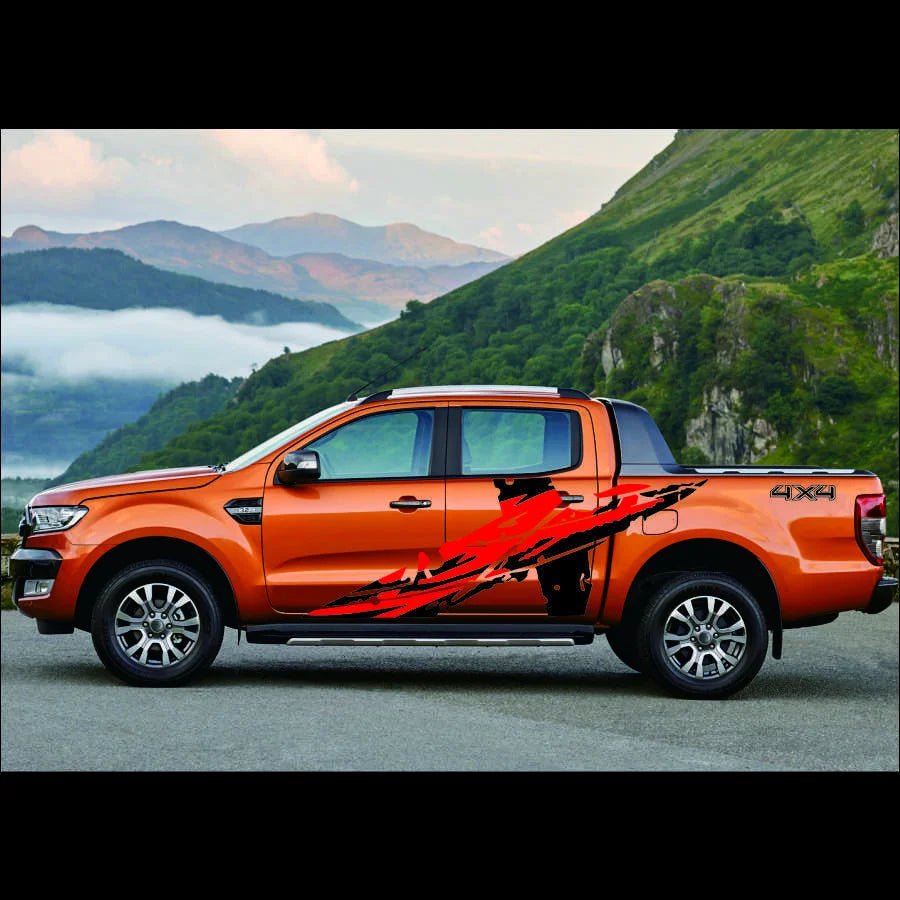 1 Pair Graphics Vinyl Decal for Truck Decal Auto Styling Decoration car stickers for Ford