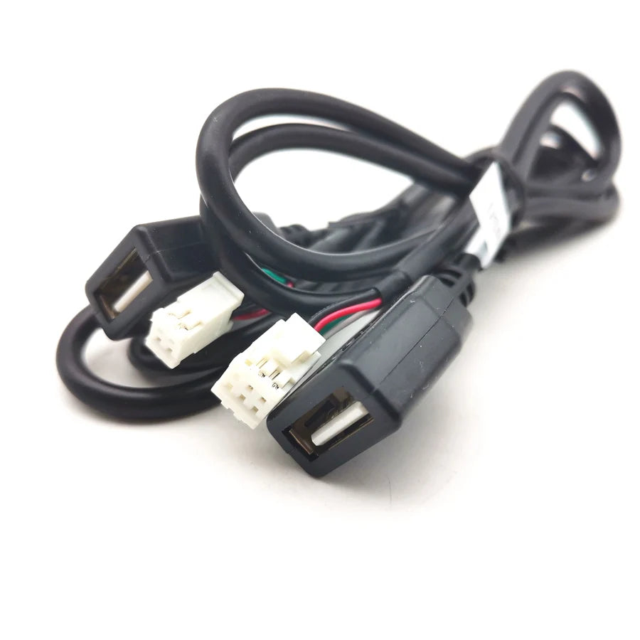 4Pin & 6Pin Connector USB Extension Cable Adapter for Android Car Radio Stereo