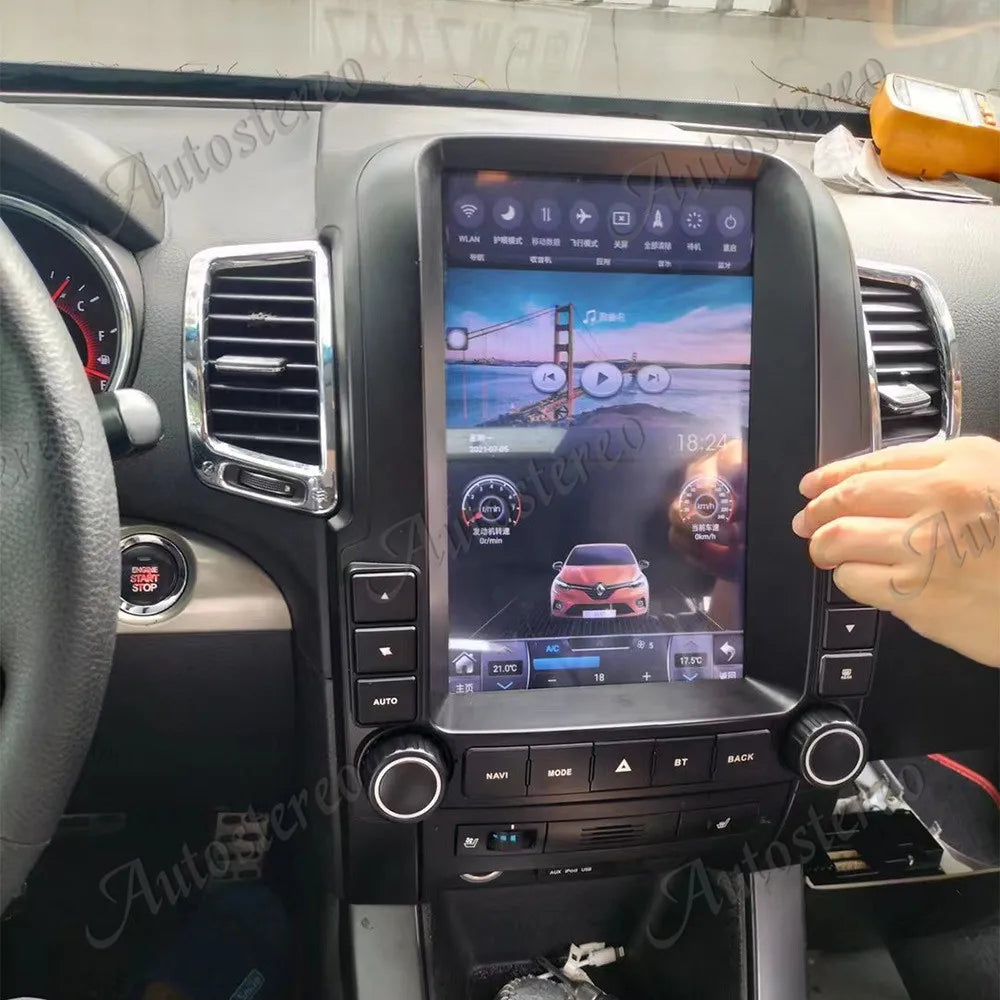 For Kia Sorento 2009-2012 Android 13 8+256G Tesla Style Vertical Screen Car Multimedia Pla