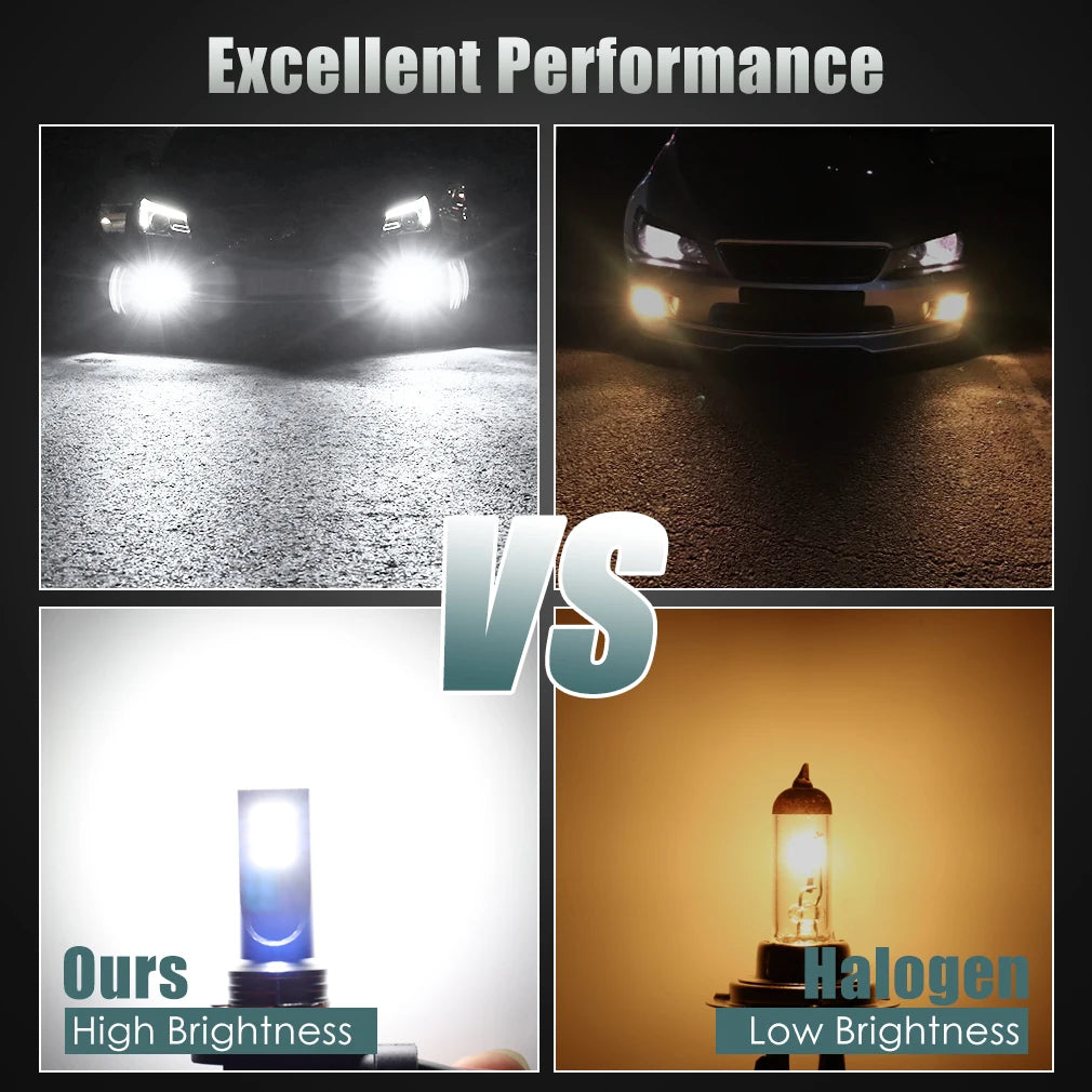 H8 H11 LED Bulb H16 JP 9005 HB3 9006 HB4 Led Lamp Super Bright Car Fog Lights Day Driving