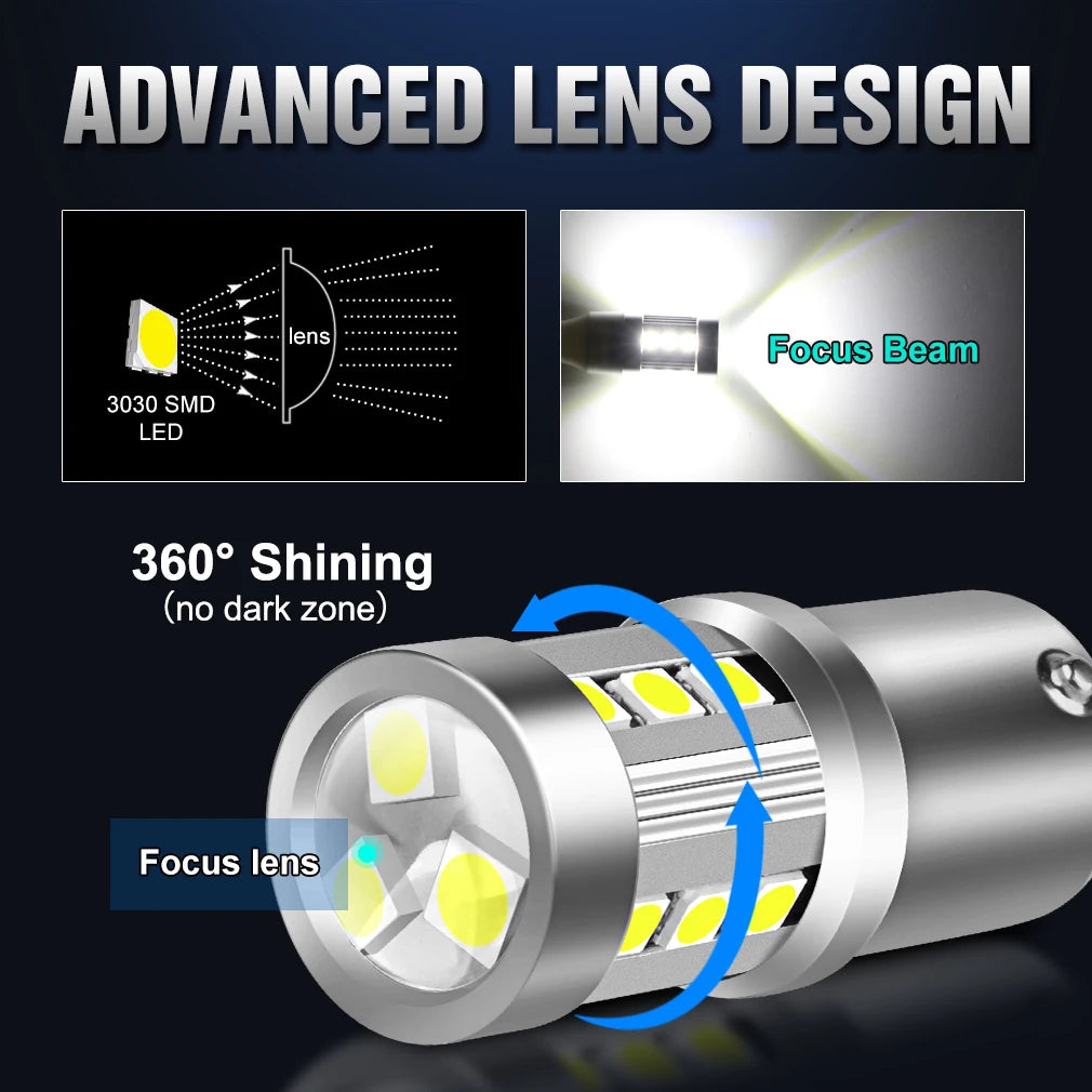 1156 BA15S P21W BAU15S PY21W 1157 BAY15D P21/5W Led Bulb T20 7440 W21W WY21W 7443 W21/5W T