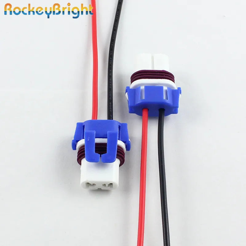 Rockeybright 9006 hb4 adapter wiring harness sockets wire for headlights fog light extensi