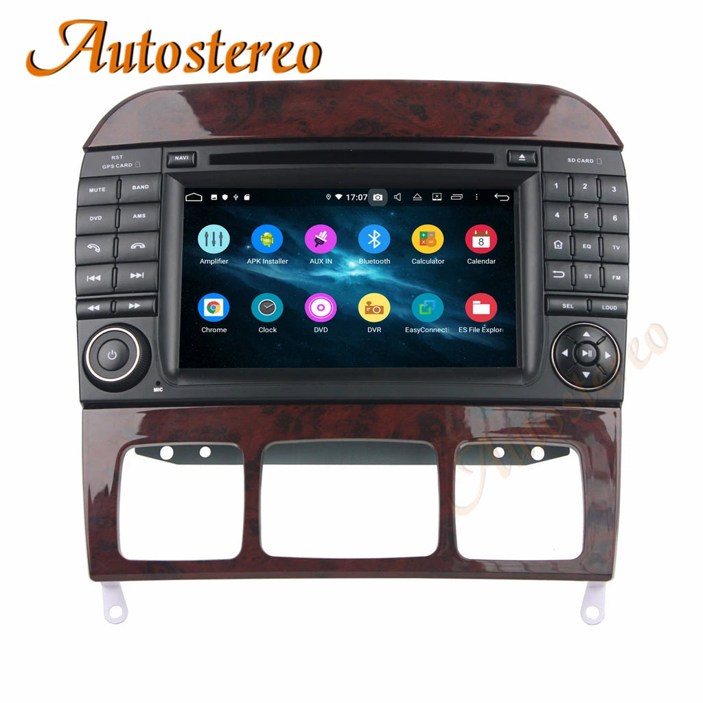 Android 13 8+256GB Car DVD Player GPS Navigation For Mercedes Benz S-Class W220/S280/S320/