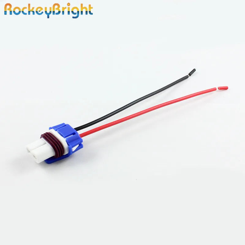 Rockeybright 9006 hb4 adapter wiring harness sockets wire for headlights fog light extensi