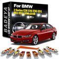 LED Interior Light Kit for BMW E46 E91 E90 - Canbus Error-Free Interior Bulbs