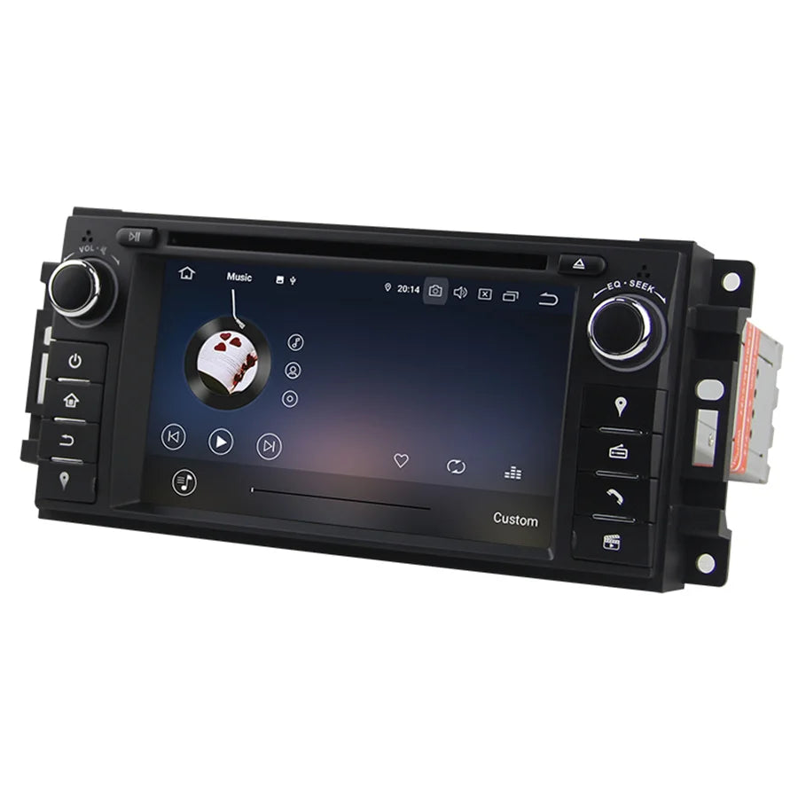 6.2 Inch Car Stereo Radio Android 10 GPS Navi Builtin Carplay 2+32G For Dodge Ram for Chry