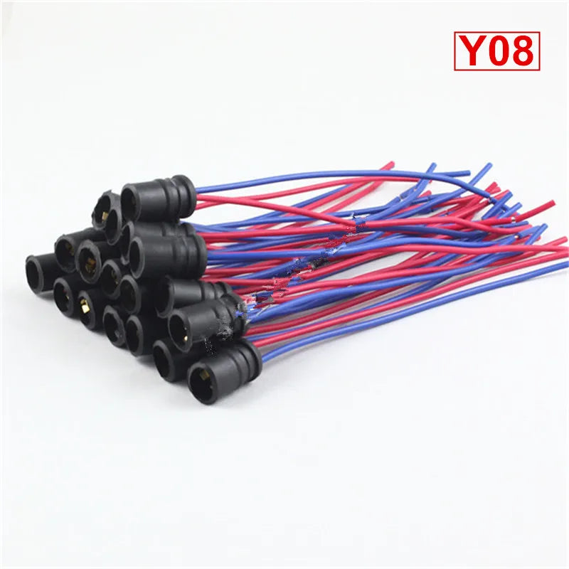 10-90pc LED Bulb Socket T10 LED W5W 194 Lamp Base Socket Cable Wire Harness Relay for Turn