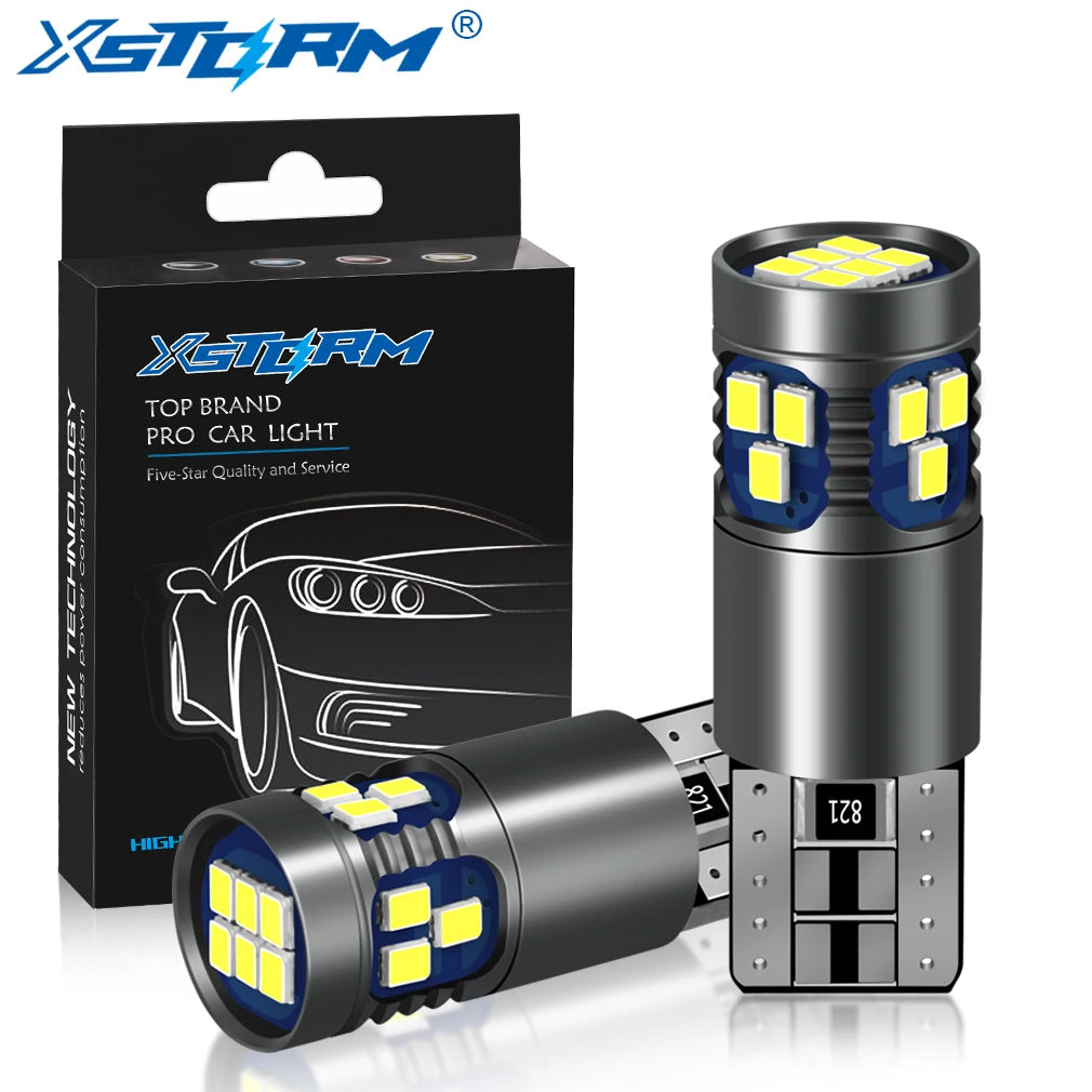 2-Piece LED Interior Light Kit for W5W T10 - Canbus Error-Free Interior Bulbs