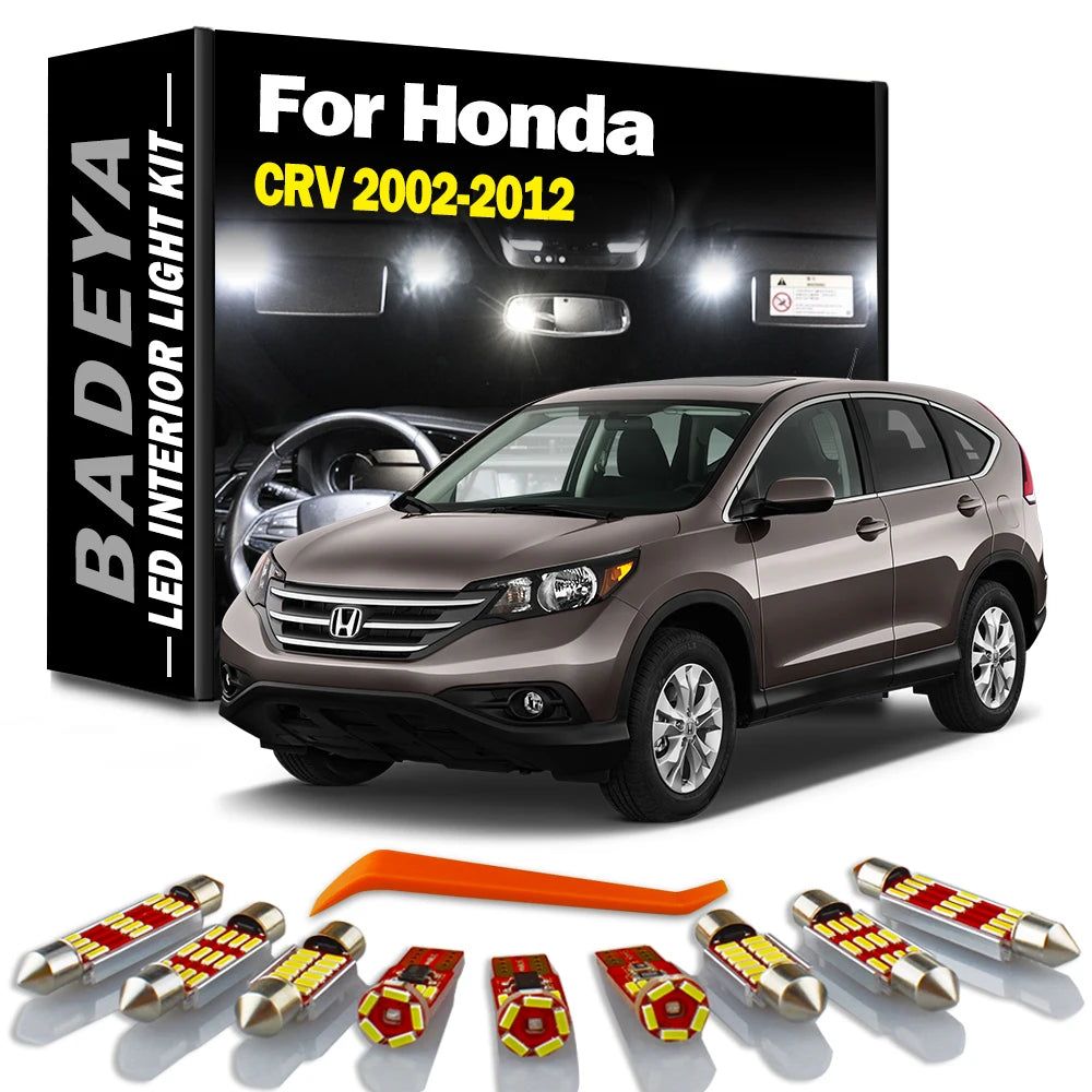 LED Interior Light Kit for Honda 2005-2009 - Canbus Error-Free Interior Bulbs