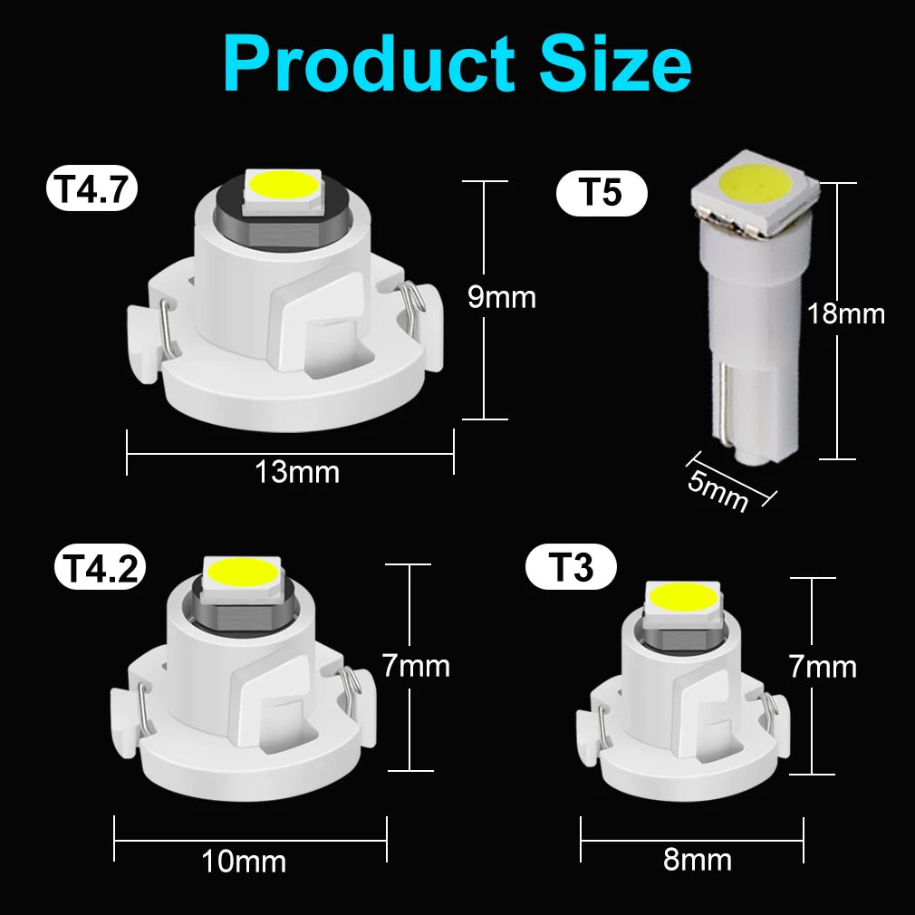 LED Interior Light Kit for T3 T5 T4 - Canbus Error-Free Interior Bulbs