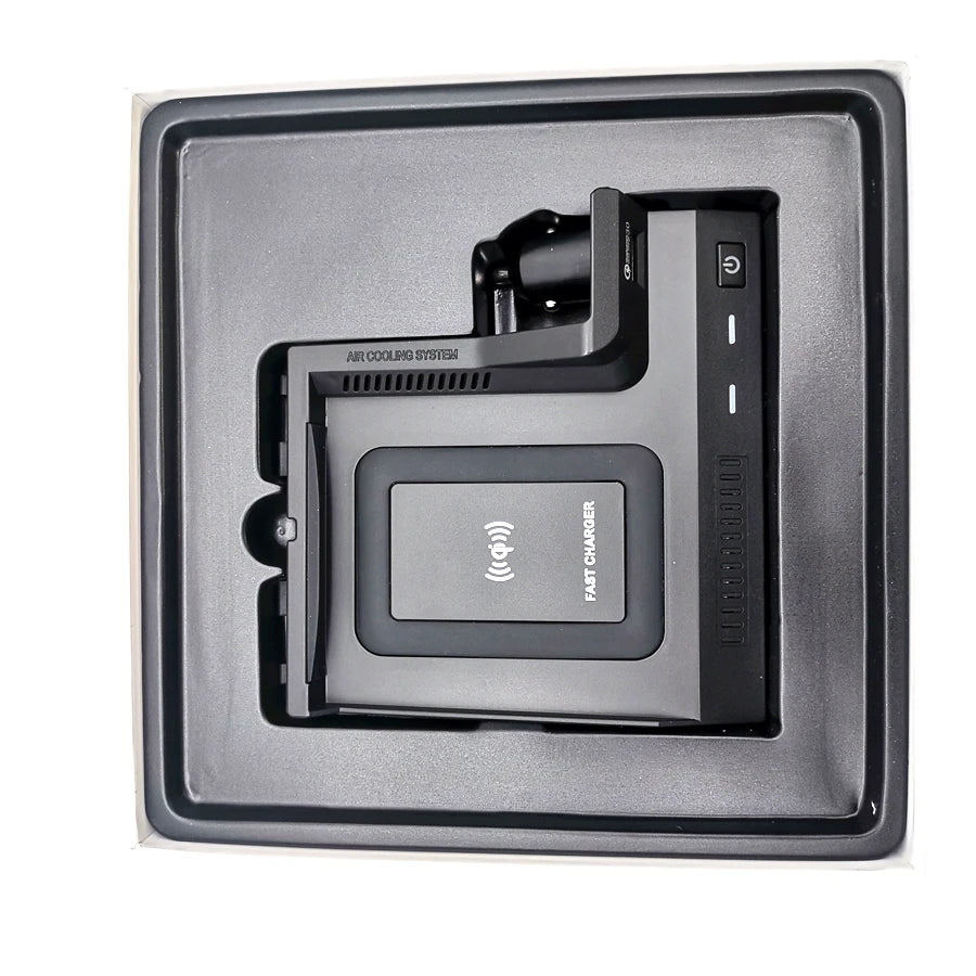 10W Car Console Wireless Phone Charger Pad For Mercedes Benz C GLC Class C64 AMG Drive lef