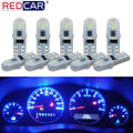 T5 Led Bulb W3W W1.2W Car Auto Lamp 3014 Chips Wedge Light Instrument Dashboard Lamp Indic