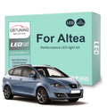 11-Piece LED Interior Light Kit for Seat Altea 5P 5P1 5P5 5P8 2004-2011 - Canbus Dome Map Door Trunk Bulbs | AUTOKITSHOP