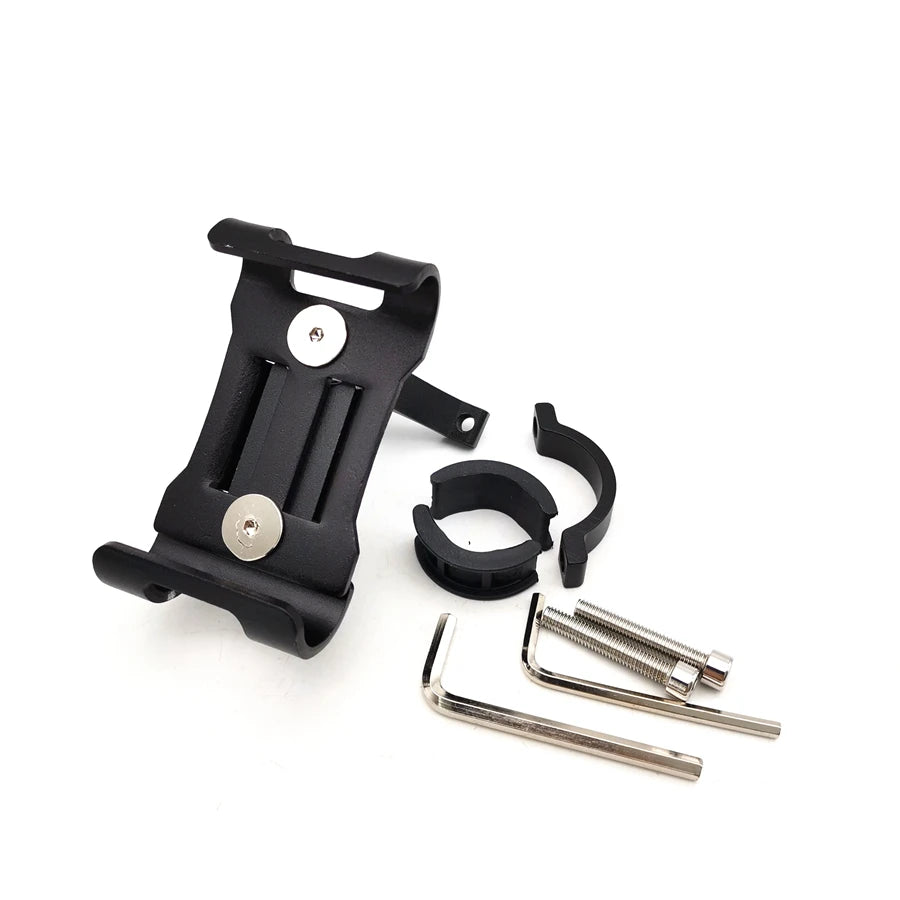 1x Motorcycle Phone Holder Stand Handlebar Clip Alloy Bracket Holder For iPhone