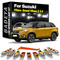 BADEYA Interior LED For Suzuki Vitara Fit Grand Vitara 2 3 4 Canbus Vehicle Bulb Indoor Do