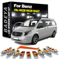 BADEYA Canbus LED Interior Dome Map Light Kit For Mercedes Benz Vito W638 W639 W447 1996-2