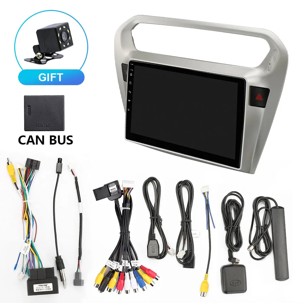 RAM 4G+ROM 64G Android 10 Car Video Multimedia Player GPS Navigation for Peugeot 301 Citro