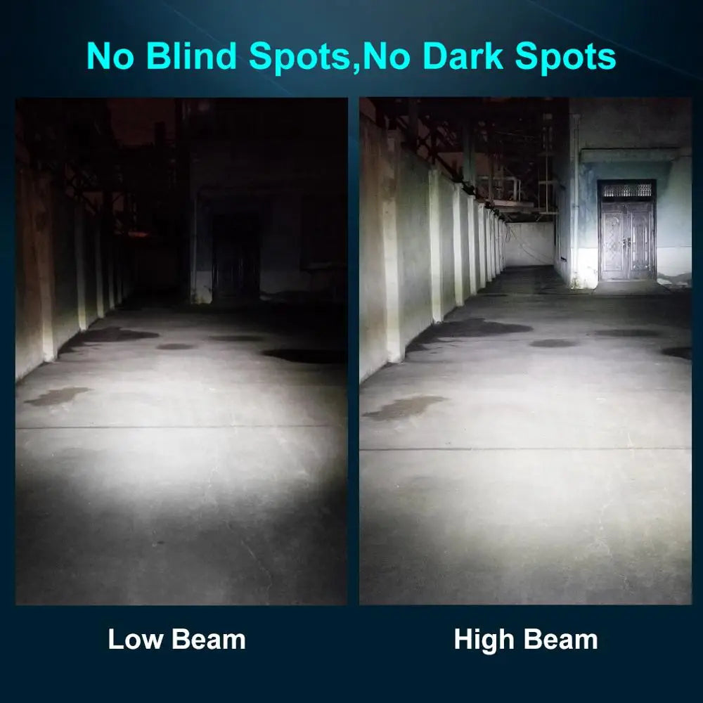 Motorcycle Headlight LED BA20D H6 H4 Bulbs Hi Lo beam Moto LED Motorbike Headlight Lamp 60
