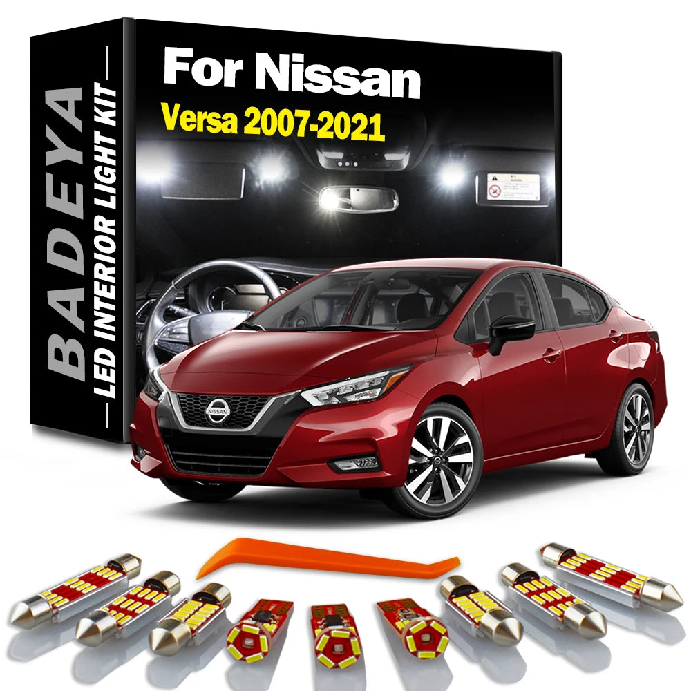 LED Interior Light Kit for Nissan 2007-2016 - Canbus Error-Free Interior Bulbs