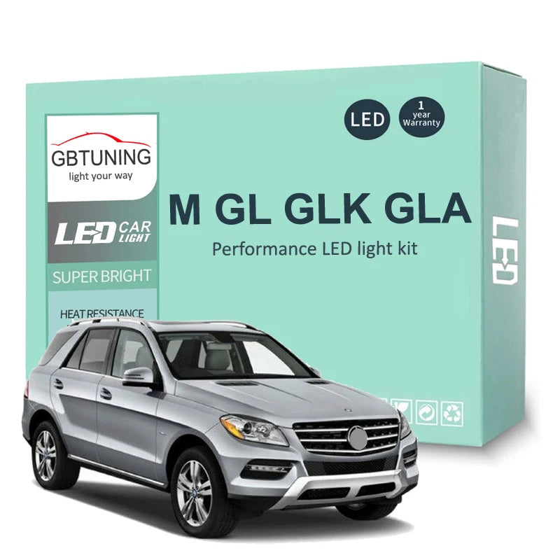 LED Interior Light Kit for Mercedes Benz M ML GL GLK GLA GLC Class W163 W164 W166 X164 X166 X204 X156 X253 Car Lamp C...