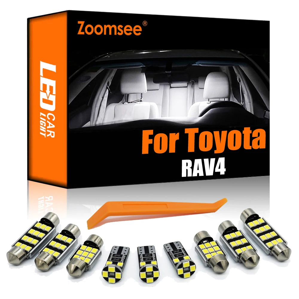 LED Interior Light Kit for Toyota For RAV4 1994-2021 - Canbus Dome Map Door Trunk Bulbs | AUTOKITSHOP