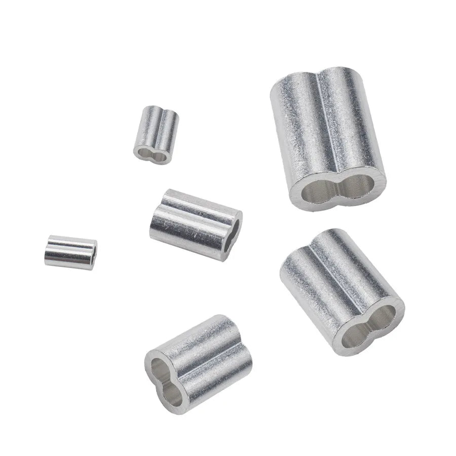 M1.2 / 3/4 / 5 Aluminum Crimping Ring Sleeve Wire Rope Aluminum Kit