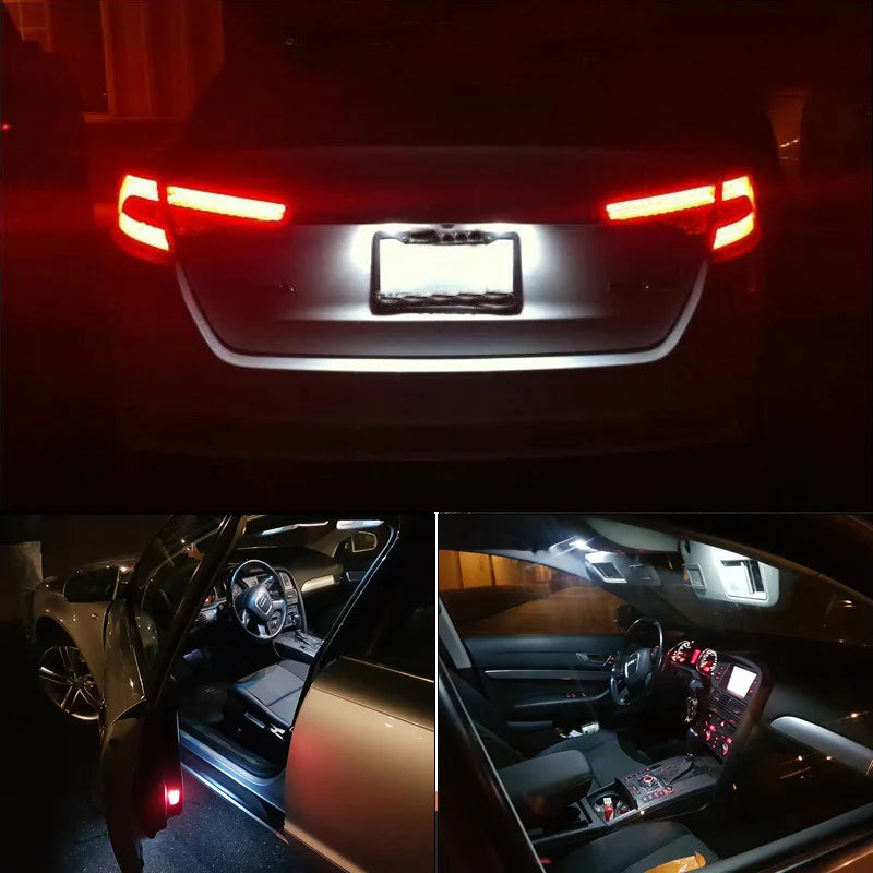 10-Piece LED Interior Light Kit for Honda - Canbus Error-Free Interior Bulbs