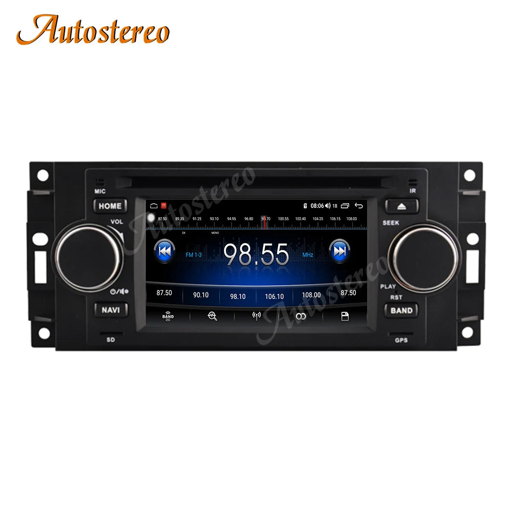 128GB Android 13 Car DVD Player Multimedia Player GPS Navigation For JEEP Grand Cherokee 2