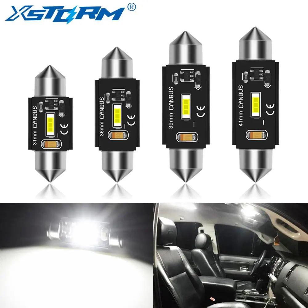 LED Interior Light Kit for C10W C5W - Canbus Error-Free Interior Bulbs