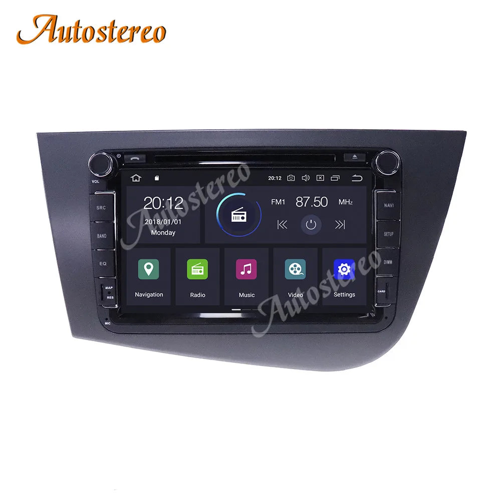 Android 14 Carplay Car DVD Player Multimedia Player GPS Navigation For SEAT Leon 2005-2012
