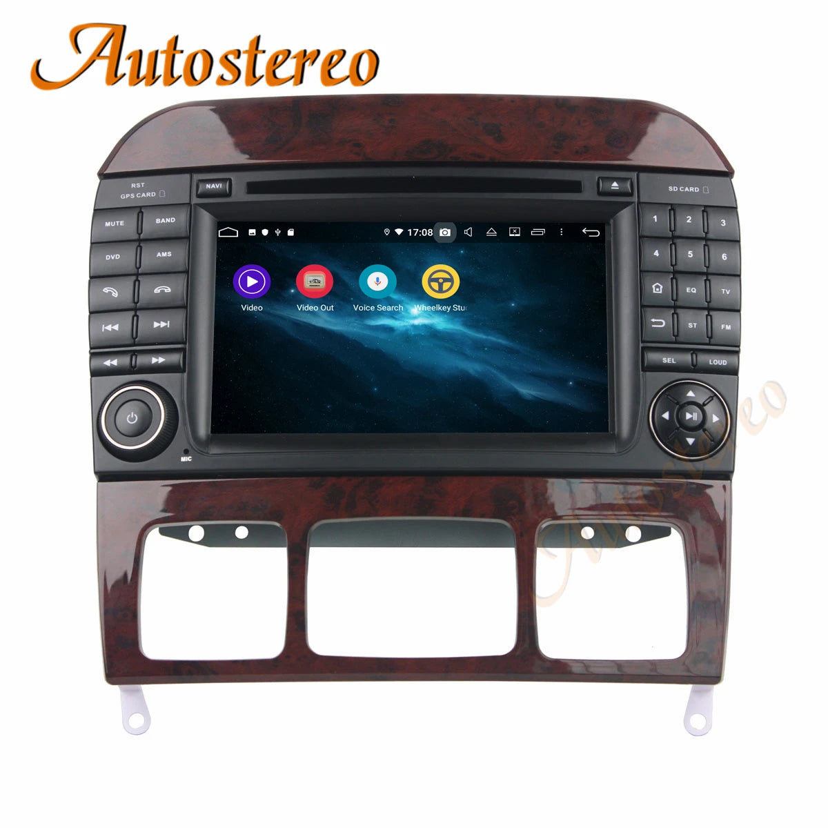Android 13 8+256GB Car DVD Player GPS Navigation For Mercedes Benz S-Class W220/S280/S320/