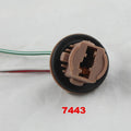 Rockeybright 7440 7443 Car Lamp Cable 7443 Bulb W21/5W LED Bulb Socket 7440 W21W Socket Tu