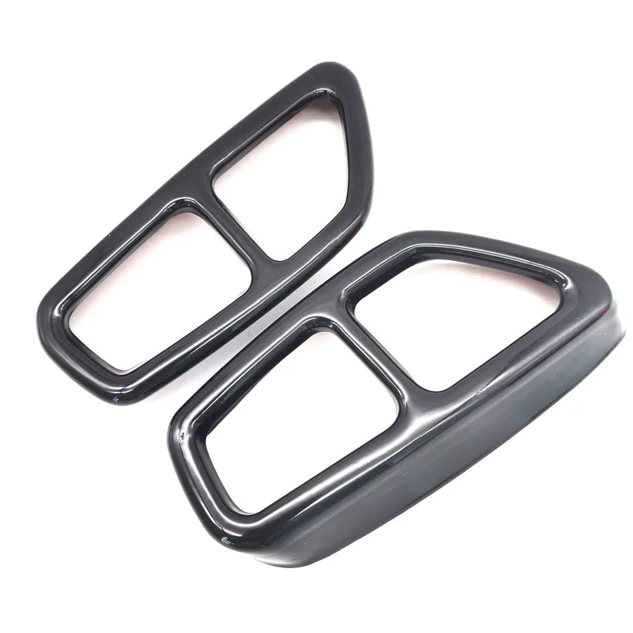 For 2017-2018 BMW 5 Series G30 G31 Rear Dual Exhaust Pipe Muffler Tip Cover Trim