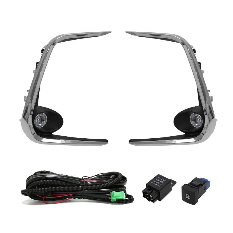 LED Daytime Running Lights Fog Lamp DRL for Toyota Corolla Sedan 2019 2020 2021 Wires Swit | AUTOKITSHOP